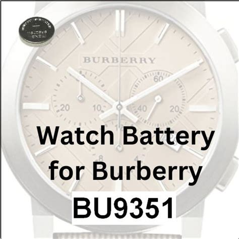 burberry bu9351 battery|Watch Battery for Burberry BU9351 .